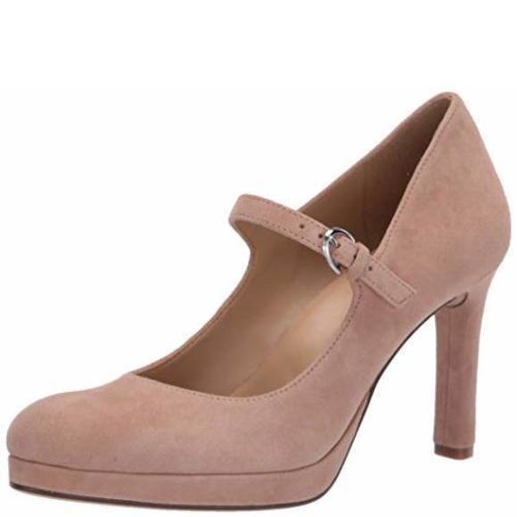 Naturalizer Womens Talissa Mary Jane Pumps,Crme Brulee Beige Suede,6 - Picture 1 of 1